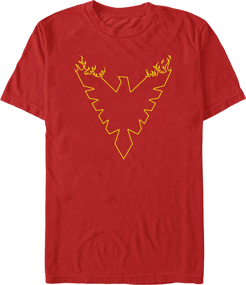 X-Men Dark Phoenix Logo Marvel Comics T-Shirt product image 1