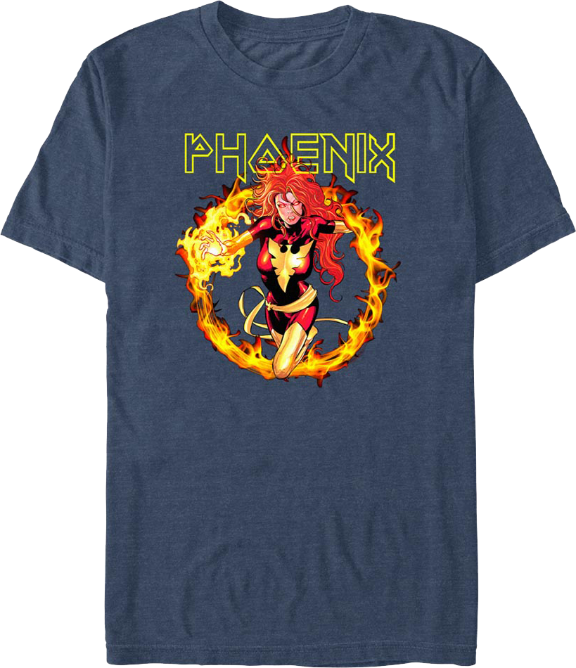 X-Men Dark Phoenix Fire Marvel Comics T-Shirt product image 1