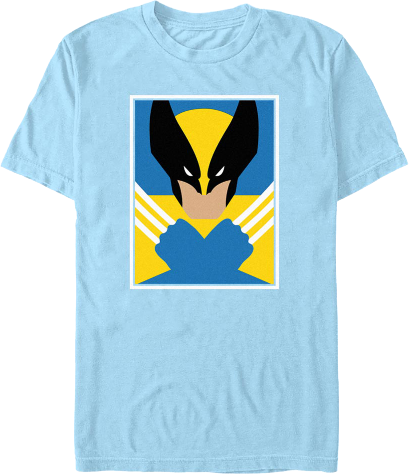X-Men Wolverine Art Deco Marvel Comics T-Shirt product image 1