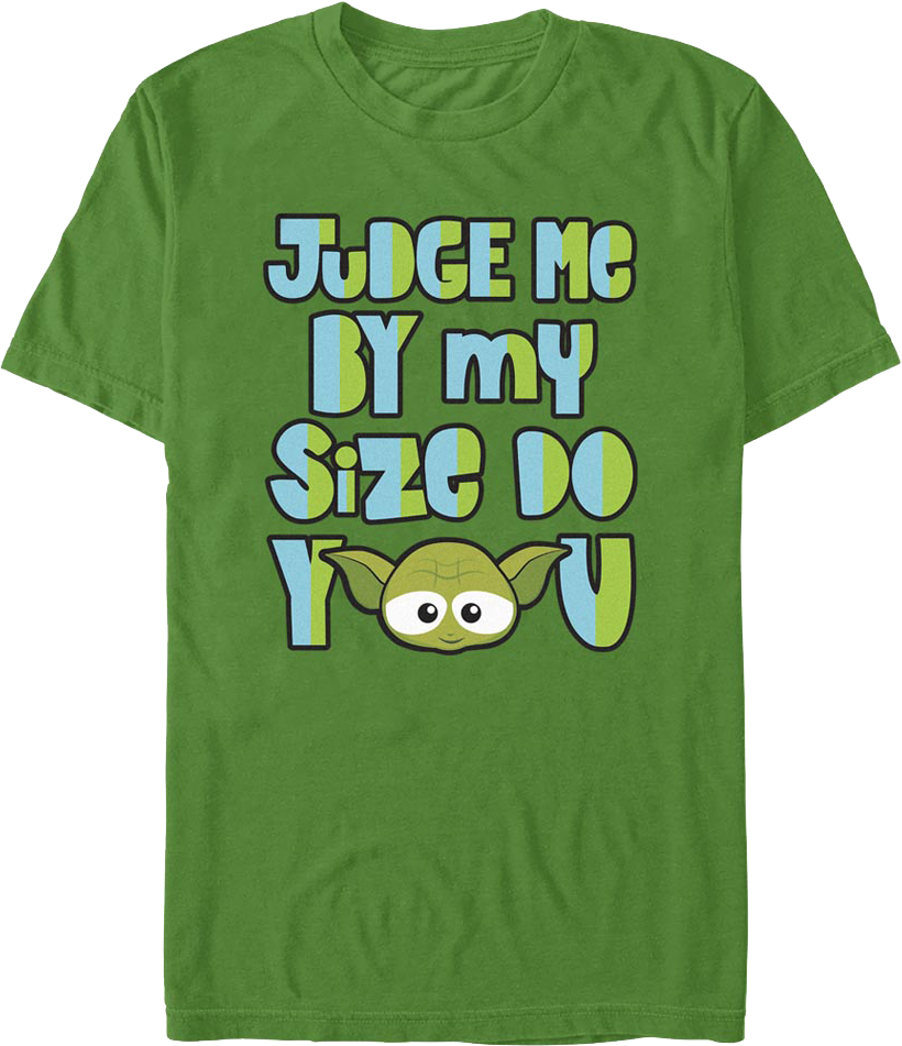 Yoda Judge Me By My Size Star Wars T-Shirt product image 1
