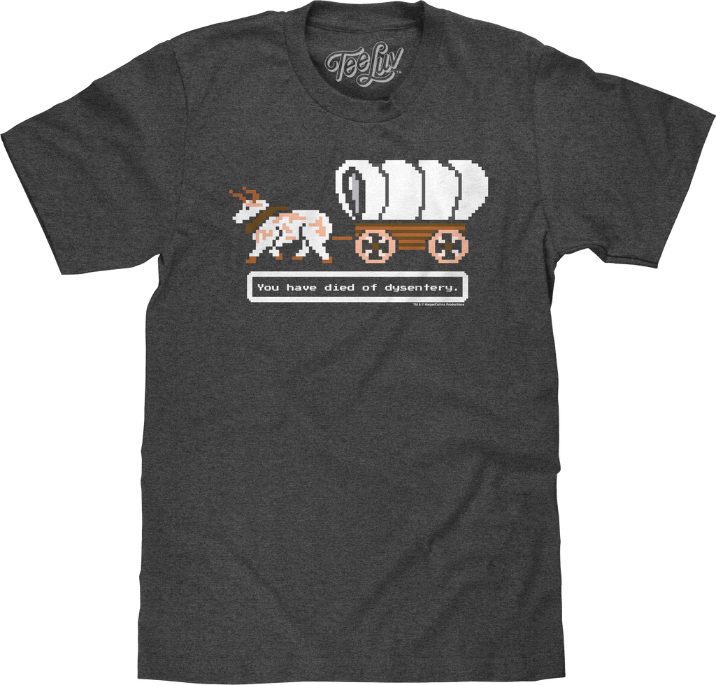 You Have Died of Dysentery Oregon Trail T-Shirt product image 1