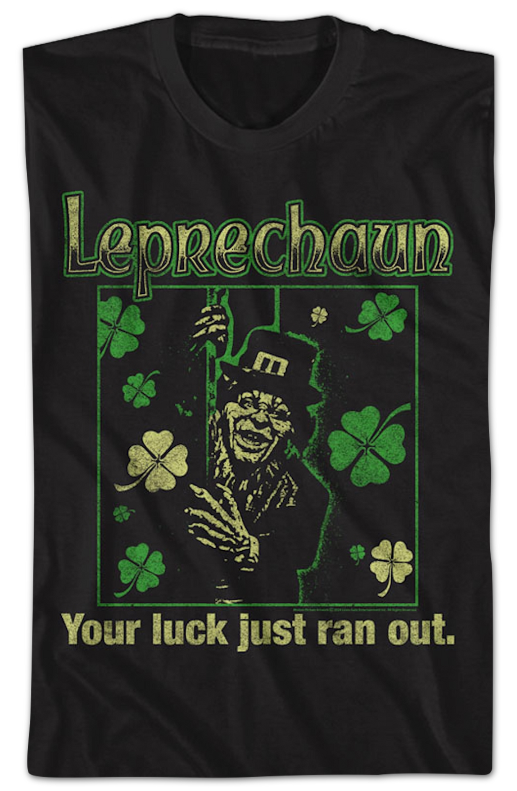 Your Luck Just Ran Out Leprechaun T-Shirt product image 2