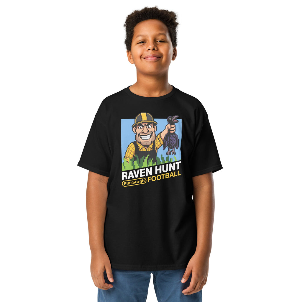 Raven Hunt Retro Game Art | Kids Tee product image 1