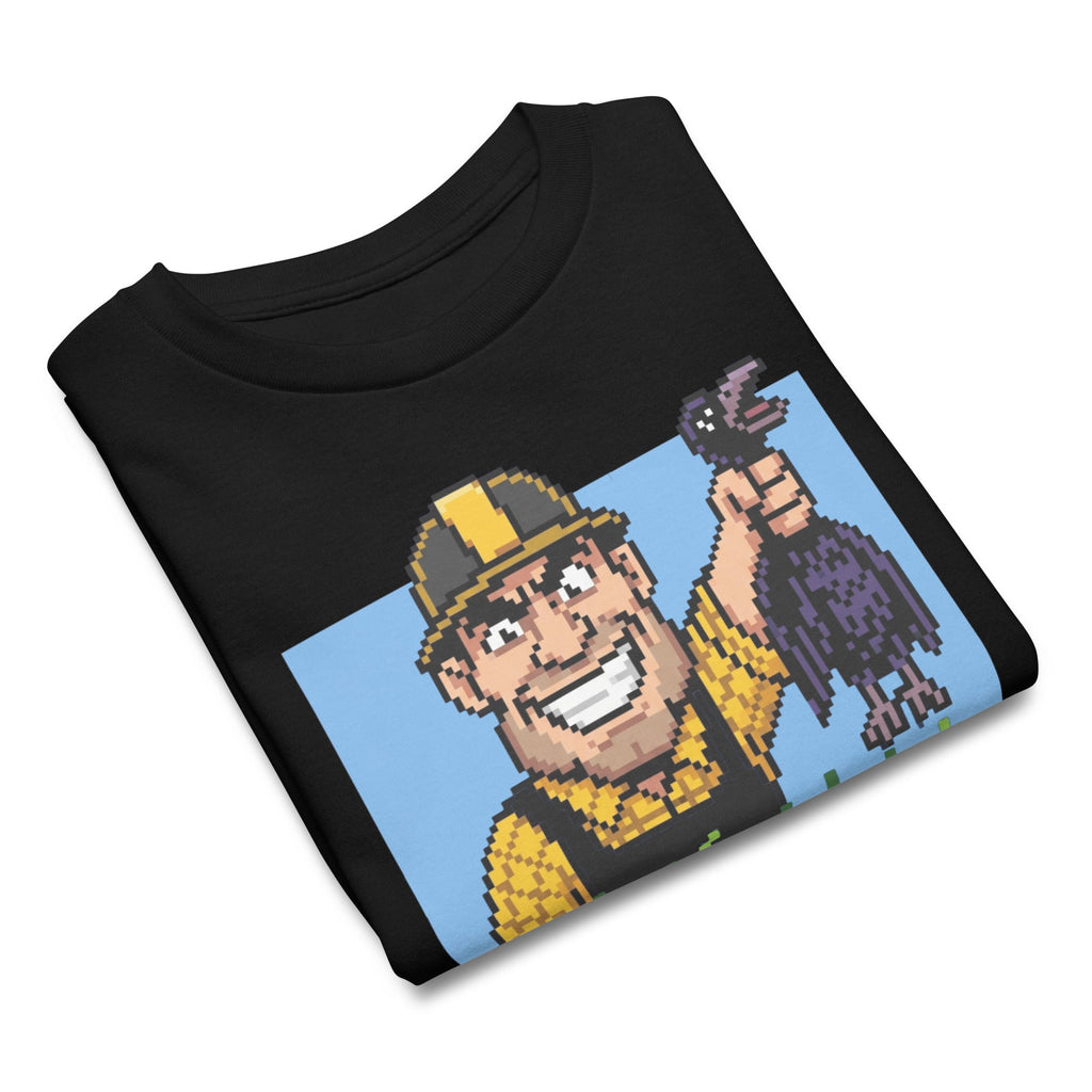 Raven Hunt Retro Game Art | Kids Tee product image 3
