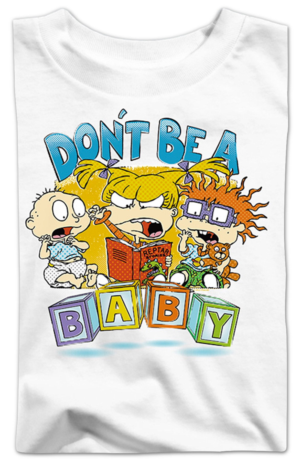 Youth Don't Be A Baby Blocks Rugrats Shirt product image 2