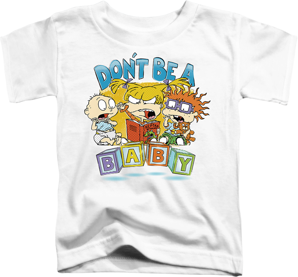 Youth Don't Be A Baby Blocks Rugrats Shirt product image 1